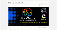 Desktop Screenshot of hightechhomeinspections.com