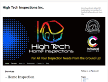 Tablet Screenshot of hightechhomeinspections.com